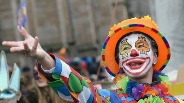 Καρναβάλι Braunschweig καρναβαλική παρέλαση καρναβαλιού κλόουν