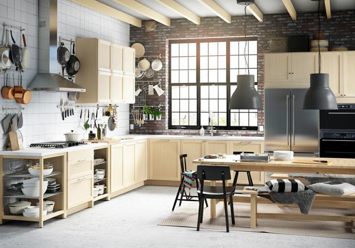 Σχεδιασμός κουζίνας Ikea kitchens creme baige