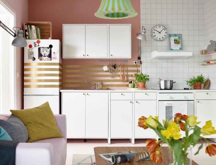 Σχεδιασμός κουζίνας Κουζίνες Ikea ξύλο λευκό μοντέρνο