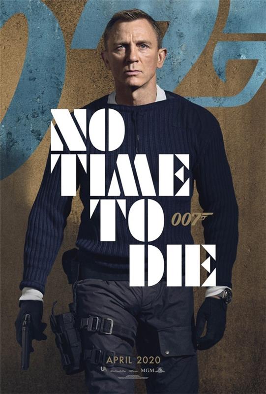 Δεν υπάρχει χρόνος για να πεθάνουμε όλα όσα γνωρίζουμε για την αφίσα του 25ου Τζέιμς Μποντ, Ντάνιελ Κρεγκ