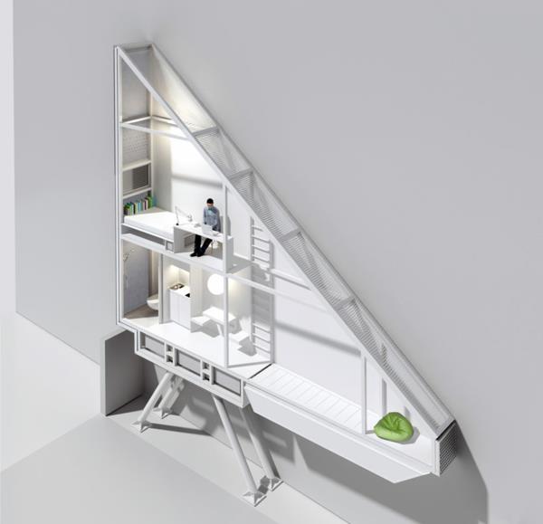 Το Keret House στην Πολωνία σχεδιάζει εικονικά