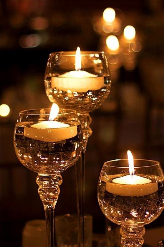 Τα κεριά διακοσμούν διακοσμήσεις κεριών Χριστουγεννιάτικες ιδέες
