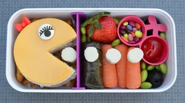 Νηπιαγωγείο lunchbox παιδιά δημιουργική σχεδίαση υγιεινών τροφίμων