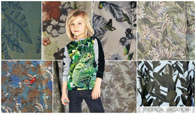Παιδικές τάσεις μόδας 2016 εικόνες τροπική έμπνευση παλάμη μοτίβο