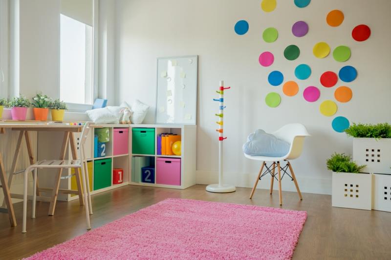Ιδέες για διακόσμηση παιδικού δωματίου έγχρωμα έπιπλα παιδικού δωματίου
