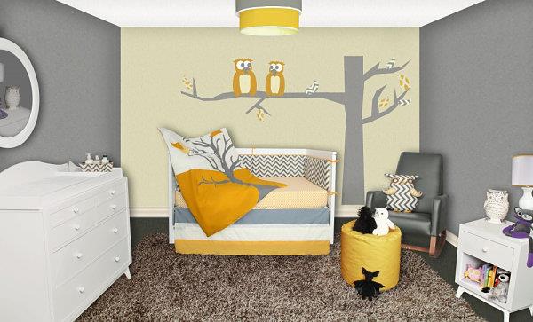 Παιδική διακόσμηση δωματίου με ιδιότροπα διακοσμητικά αυτοκόλλητα τοίχου παιχνιδιάρικα