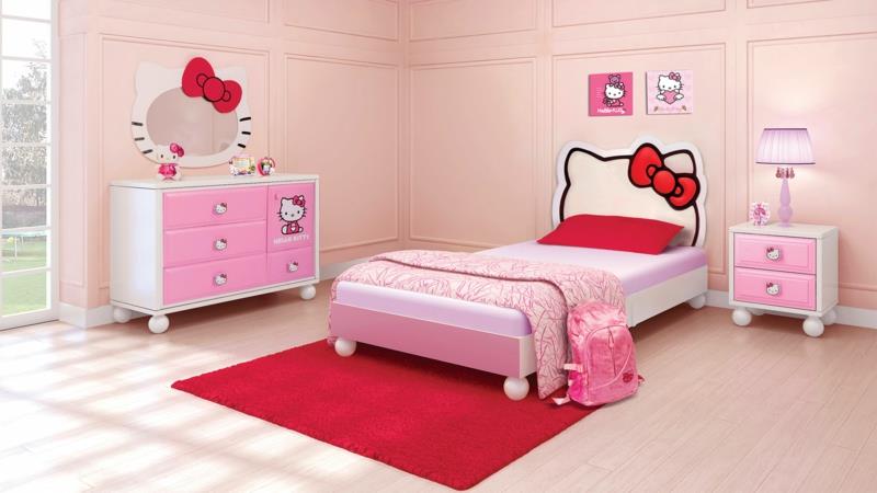 Παιδικό δωμάτιο σχεδιασμός παιδικό δωμάτιο Hello Kitty κοριτσίστικο δωμάτιο