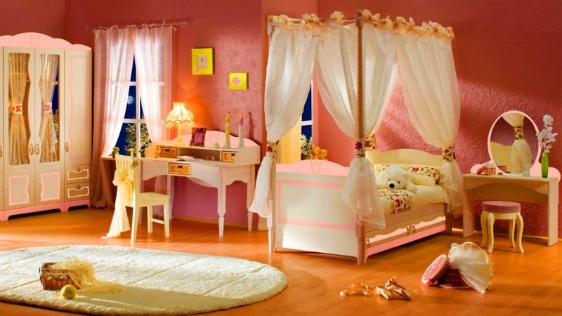 Φτιάξτε παιδικά δωμάτια κοριτσίστικο δωμάτιο κοριτσιού Baldahinbett