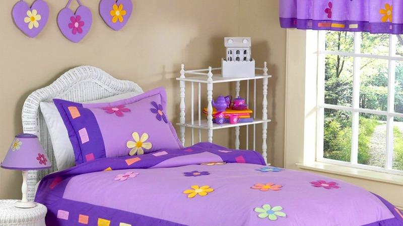 Σχεδιασμός παιδικού δωματίου κορίτσια παιδικό δωμάτιο κοριτσιών δωμάτιο μωβ παιδικά κλινοσκεπάσματα