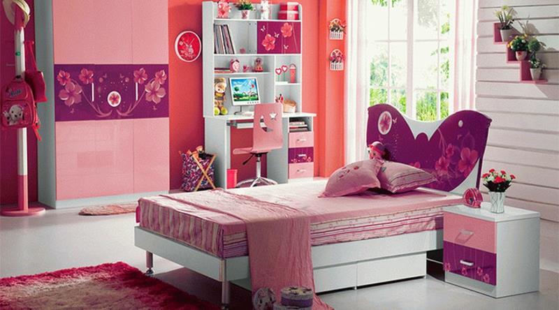 Σχεδιάστε παιδικά δωμάτια, κορίτσια σχεδιάστε παιδικά δωμάτια, δωμάτια κοριτσιών Μοτίβο πεταλούδας