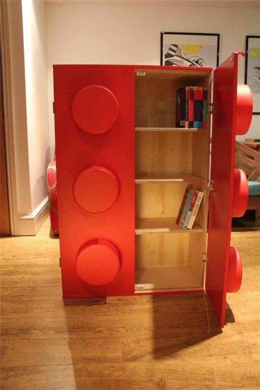 Δημιουργήστε παιδικό δωμάτιο σε κόκκινο στιλ LEGO