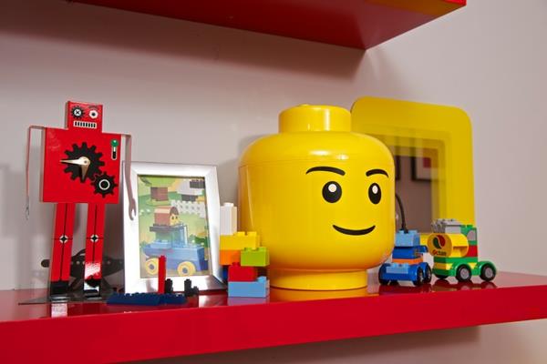 Παιδικό δωμάτιο χαρούμενα κομμάτια επίπλωσης LEGO