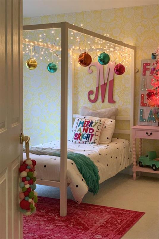 Διακοσμήστε παιδικά δωμάτια για τα Χριστούγεννα με ένα μείγμα χρωμάτων