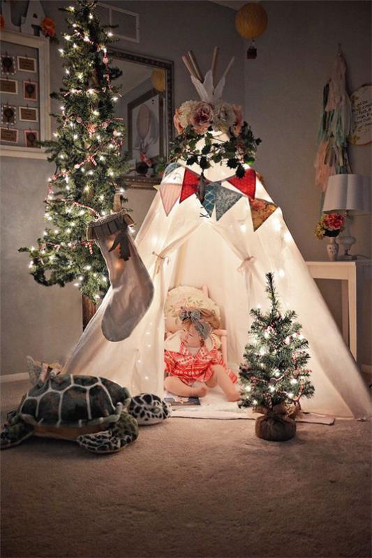 Διακοσμήστε παιδικό δωμάτιο για τα Χριστούγεννα