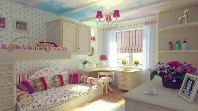 Ιδέες σχεδιασμού παιδικού δωματίου Παραδείγματα διακόσμησης δωματίου για κορίτσια