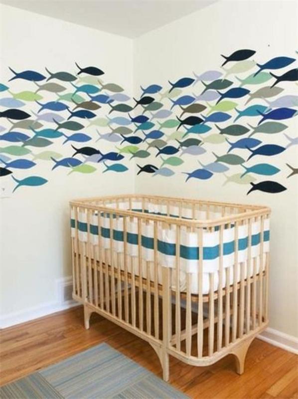σχέδιο παιδικό δωμάτιο βρεφικών τοίχων αυτοκόλλητα τοίχου αυτοκόλλητα τοίχου αυτοκόλλητα ψαριών