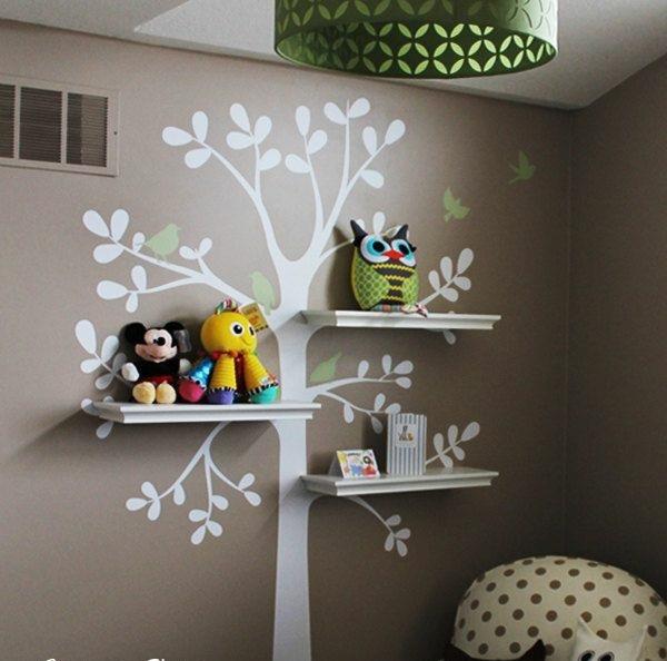 Σχεδιάστε τοίχους παιδικού δωματίου αυτοκόλλητα τοίχου αυτοκόλλητα τοίχου αυτοκόλλητα ράφια