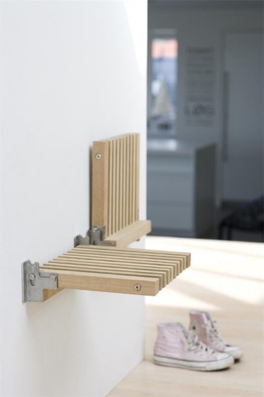 Πτυσσόμενο τραπέζι έξυπνες ιδέες για πτυσσόμενα έπιπλα μικρού πάγκου ενσωματωμένο στον τοίχο απλό σχεδιασμό εξοικονόμηση χώρου