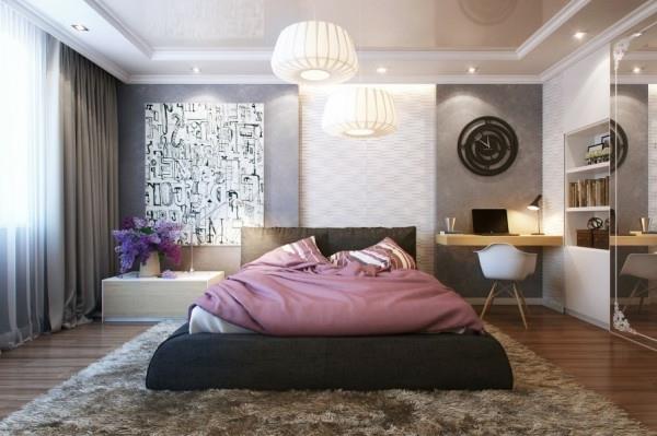 Υπνοδωμάτιο μοντέρνο μαλακό χαλί Ουκρανός σχεδιαστής