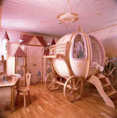 Ιδέες παιδικού δωματίου κορίτσια πριγκίπισσα κρεβατοκάμαρα