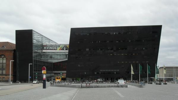 Ορόσημα της Κοπεγχάγης σύγχρονο κτίριο βιβλιοθήκης