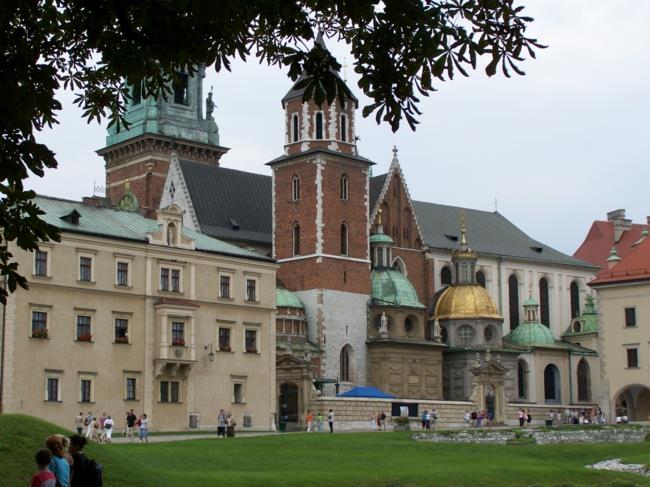 Κρακοβία Πολωνία ορόσημα του καθεδρικού ναού Wawel