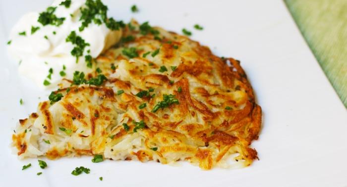 Συνταγή κολοκύθας Pumpkin Rösti Συνταγές κολοκύθας Quark