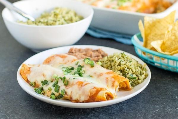 Τυρί κοτόπουλο Enchiladas