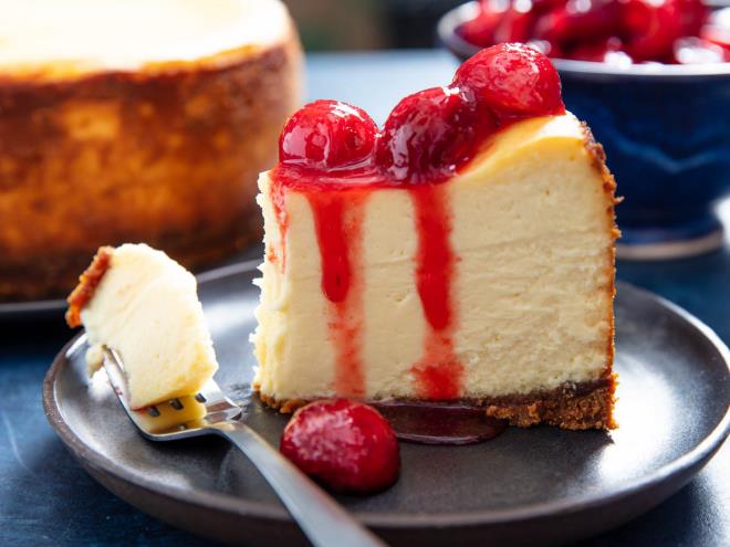 Cheesecake με σμέουρα χωρίς ψήσιμο μια ευχάριστα φρέσκια, λεπτή μυρωδιά γεύσης