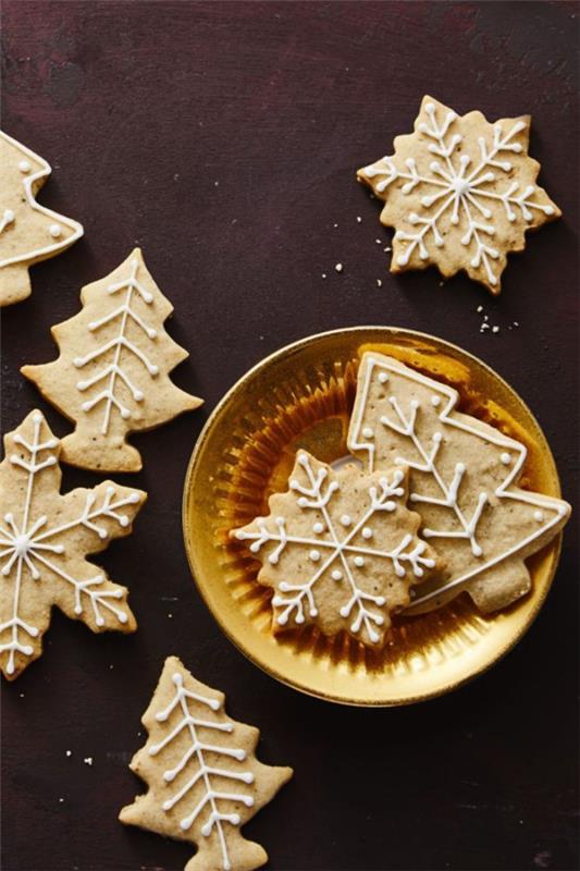 Νόστιμες ιδέες συνταγής μπισκότων για απολαυστικά χριστουγεννιάτικα μινιμαλιστικά διακοσμητικά μπισκότα