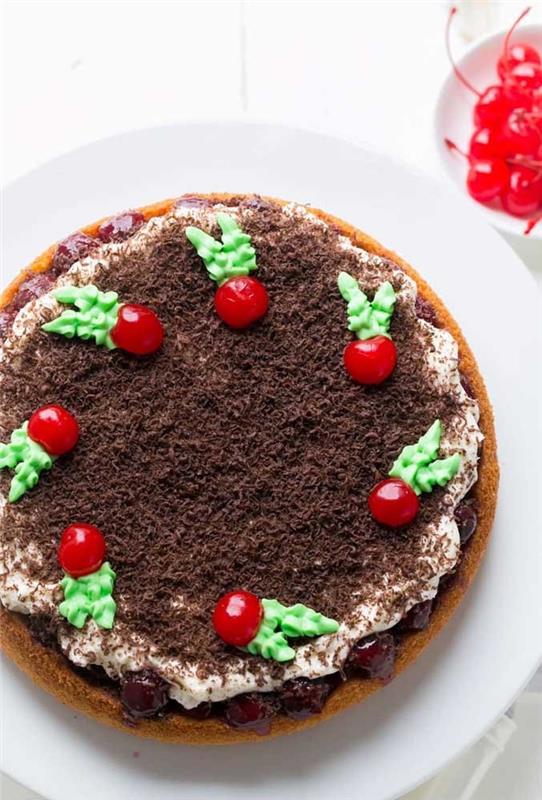 Ιδέες για χριστουγεννιάτικη διακόσμηση κέικ