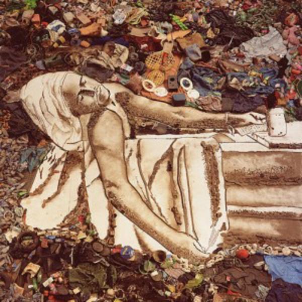 Φιλανθρωπικό έργο τέχνης από σκουπίδια και σκουπίδια