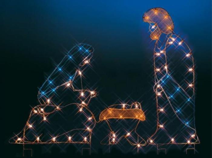 LED χριστουγεννιάτικα φώτα παιχνίδι γέννησης