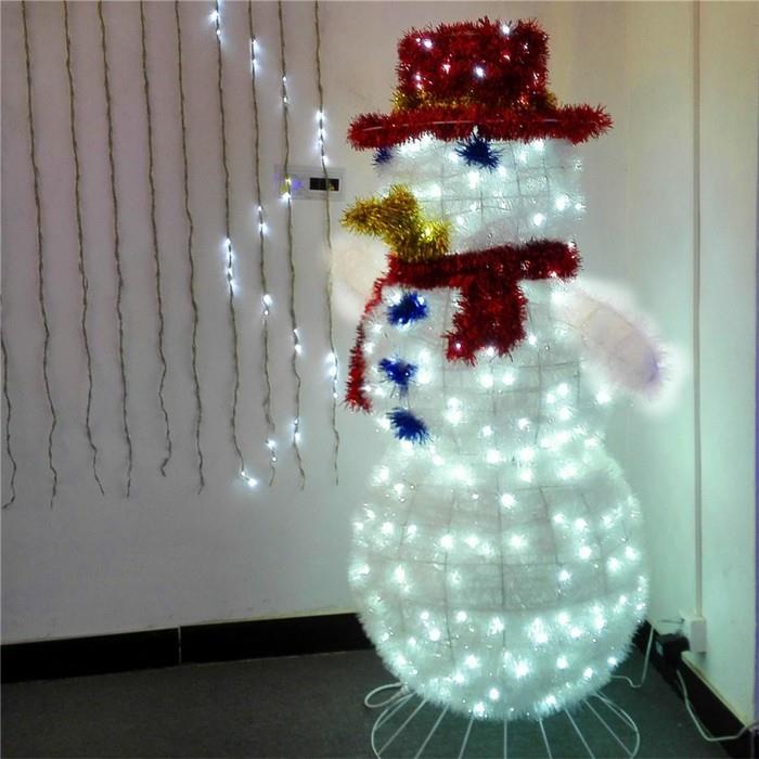 Χριστουγεννιάτικα φώτα LED χιονάνθρωπος φωτισμένα