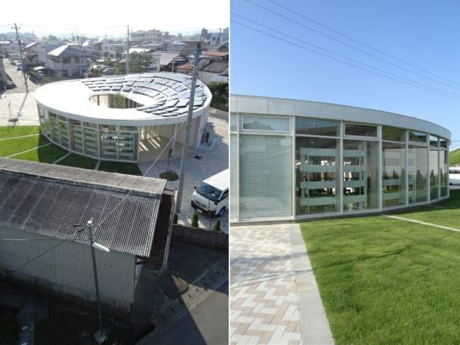 Παιδικό κέντρο LMVH fukushima που ανοίγει μοντέρνα αρχιτεκτονική σπιτιού