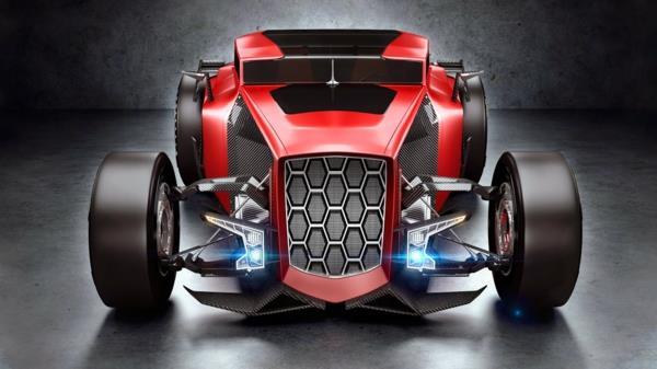 autowelt Lamborghini automodelle Rat Rod hotrops concept car red