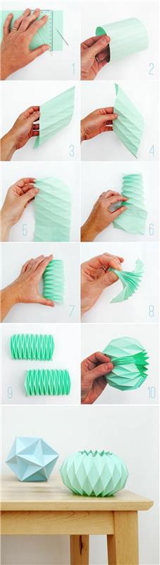 Φτιάξτε μόνοι σας λάμπες DIY λαμπτήρες Χάρτινα αμπαζούρ Λάμπες Origami