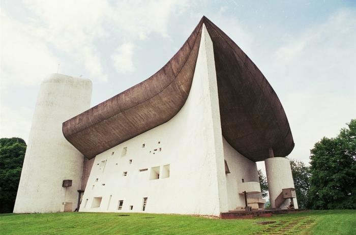 Παρεκκλήσι Le Corbusier de notrdame Γαλλία 1955