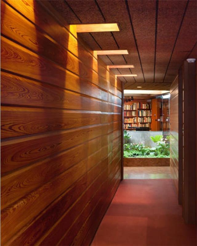 Less Than Zero film silvertop architecture house έπιπλα από ξύλο στο διάδρομο John lautner