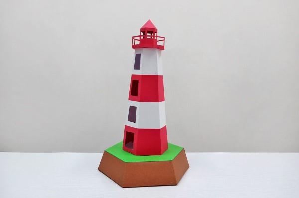 Φάρος Tinker - δημιουργικές και απλές ιδέες για επίπλωση σε ναυτικό στιλ πύργος κόκκινο λευκό