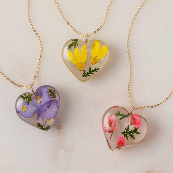 Υπέροχα και ασυνήθιστα δώρα για τις καλύτερες ιδέες των φίλων σας bff πραγματικά κοσμήματα λουλουδιών