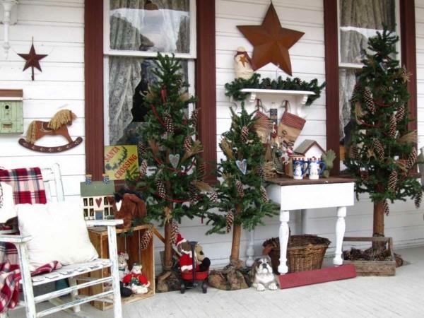 Αγροτικές DIY χριστουγεννιάτικες διακοσμήσεις για το νηπιαγωγείο