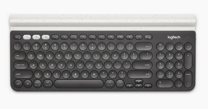 Πληκτρολόγιο Logitech Logitech k780 Feiz Design Studio φαίνεται από ψηλά