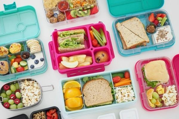 Παιδιά μεσημεριανό κουτί με υποδιαίρεση κουτί μεσημεριανού γεύματος με υγιεινή διατροφή