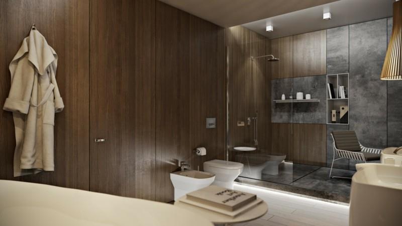 Πολυτελές μπάνιο ρουστίκ στυλ μοντέρνα επίπλωση μπάνιου ανεξάρτητη μπανιέρα