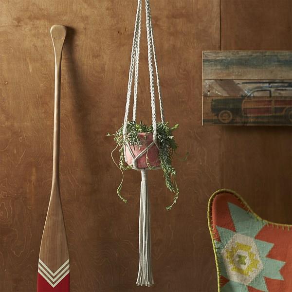 Καλοκαιρινή διακόσμηση Macrame planter