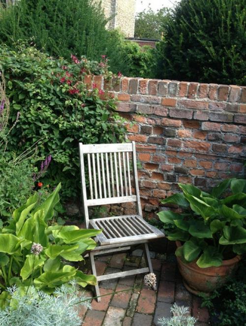 Μαγική αγγλική πόλη ξύλινη καρέκλα σχεδιασμού κήπου