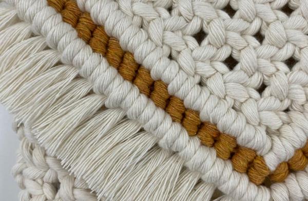 Το τσάι Macrame τερματίζεται με οδηγίες βήμα προς βήμα