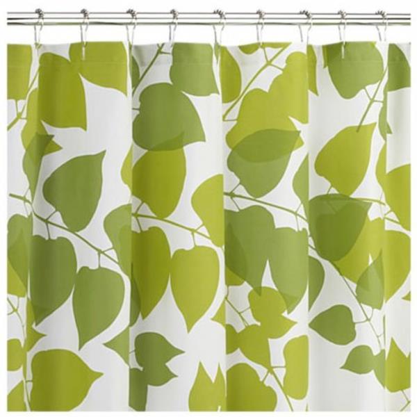 Κουρτίνα ντους Marimekko πράσινα μοτίβα φύλλα