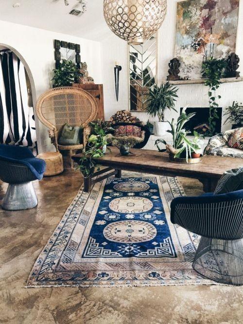 Μαροκινό στήσιμο ξύλινο τραπέζι διακοσμητικό γκρι και μπλε κυριαρχούν